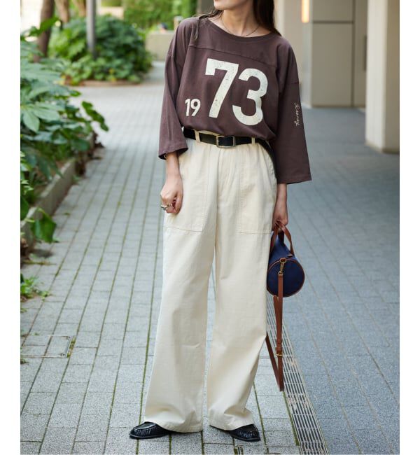 OUTDOOR PRODUCTS Usual Things「ULTハイライズルーズBKSベイカー」|スラックス|