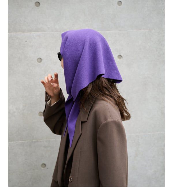 OUTDOOR PRODUCTS Usual Things「コットンカシミヤMIXトライアングルストール」|バンダナ・スカーフ|