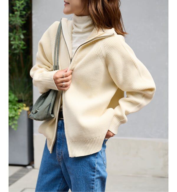 OUTDOOR PRODUCTS Usual Things「LOGAN ex ZIP UP KNIT CARDIGAN」|ニット・セーター|