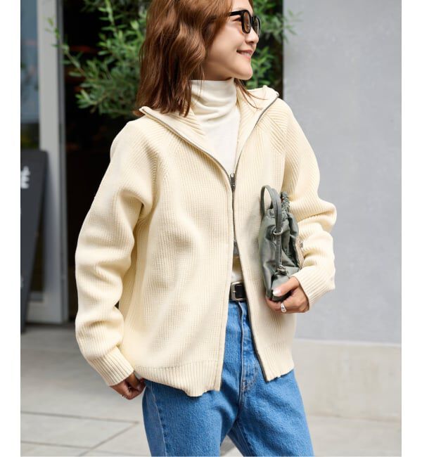 OUTDOOR PRODUCTS Usual Things「LOGAN ex ZIP UP KNIT CARDIGAN」|ニット・セーター|