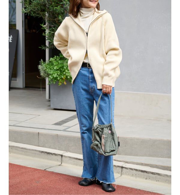 OUTDOOR PRODUCTS Usual Things「LOGAN ex ZIP UP KNIT CARDIGAN」|ニット・セーター|