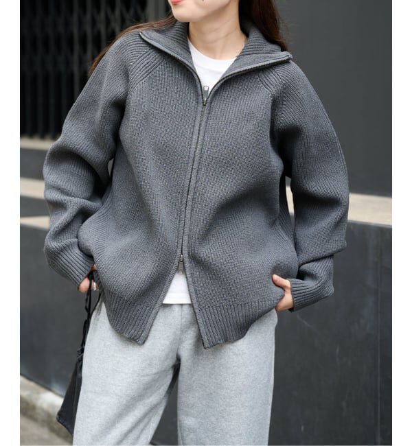OUTDOOR PRODUCTS Usual Things「LOGAN ex ZIP UP KNIT CARDIGAN」|ニット・セーター|