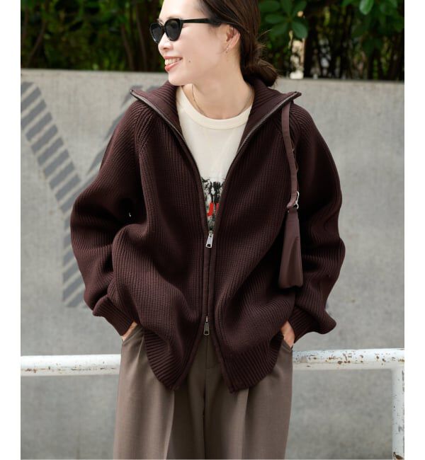 OUTDOOR PRODUCTS Usual Things「LOGAN ex ZIP UP KNIT CARDIGAN」|ニット・セーター|