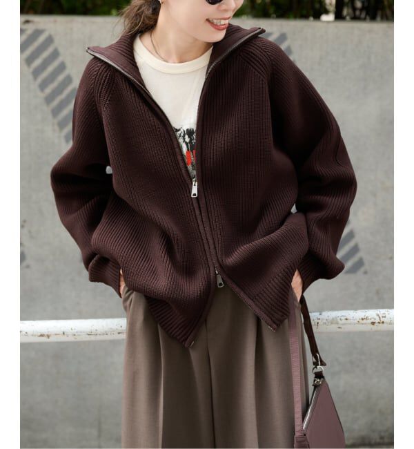 OUTDOOR PRODUCTS Usual Things「LOGAN ex ZIP UP KNIT CARDIGAN」|ニット・セーター|