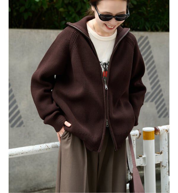 OUTDOOR PRODUCTS Usual Things「LOGAN ex ZIP UP KNIT CARDIGAN」|ニット・セーター|