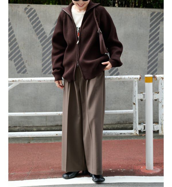 OUTDOOR PRODUCTS Usual Things「LOGAN ex ZIP UP KNIT CARDIGAN」|ニット・セーター|