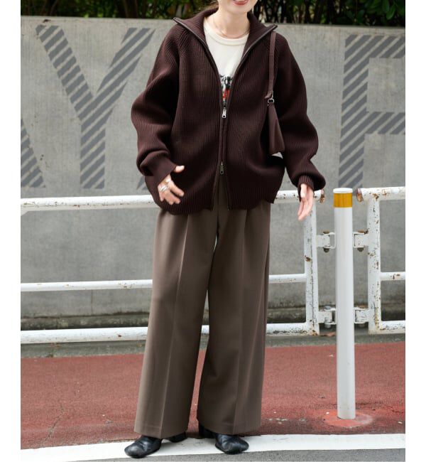 OUTDOOR PRODUCTS Usual Things「LOGAN ex ZIP UP KNIT CARDIGAN」|ニット・セーター|