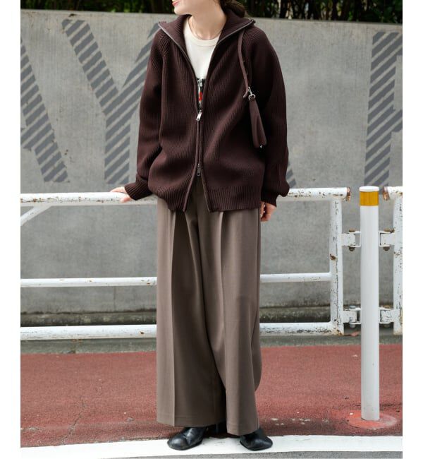 OUTDOOR PRODUCTS Usual Things「LOGAN ex ZIP UP KNIT CARDIGAN」|ニット・セーター|