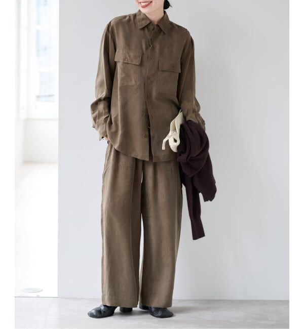 OUTDOOR PRODUCTS Usual Things「フラップポケットサファリシャツ　セットアップ対応」|シャツ・ブラウス|