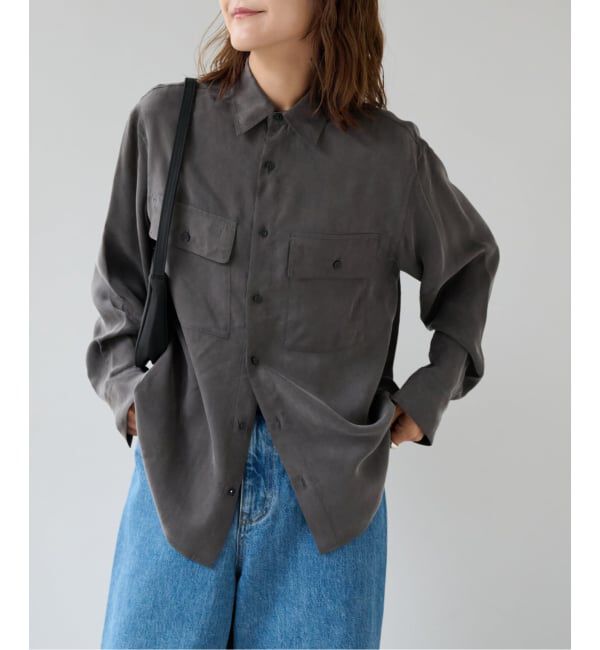 OUTDOOR PRODUCTS Usual Things「フラップポケットサファリシャツ　セットアップ対応」|シャツ・ブラウス|