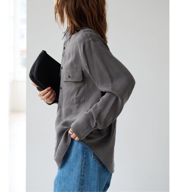 OUTDOOR PRODUCTS Usual Things「フラップポケットサファリシャツ　セットアップ対応」|シャツ・ブラウス|