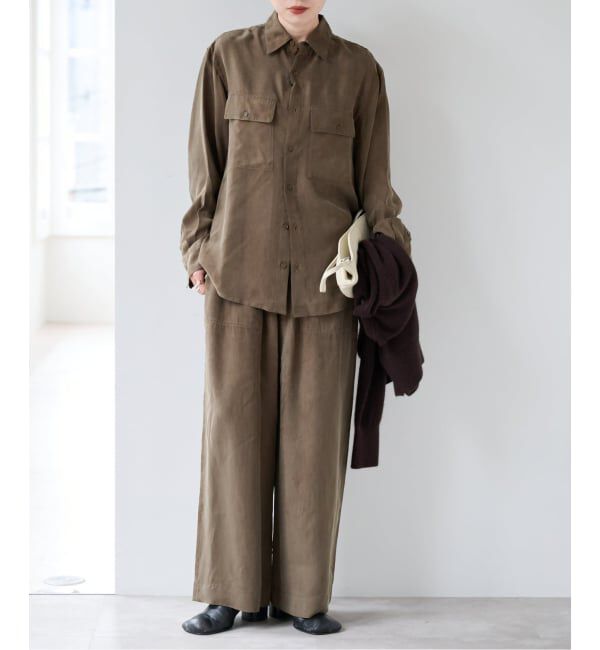 OUTDOOR PRODUCTS Usual Things「フラップポケットサファリシャツ　セットアップ対応」|シャツ・ブラウス|