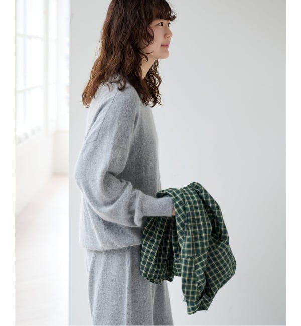 OUTDOOR PRODUCTS Usual Things「≪予約≫クルーネックニット&times;ニットパンツ 2点SET」|ニット・セーター|