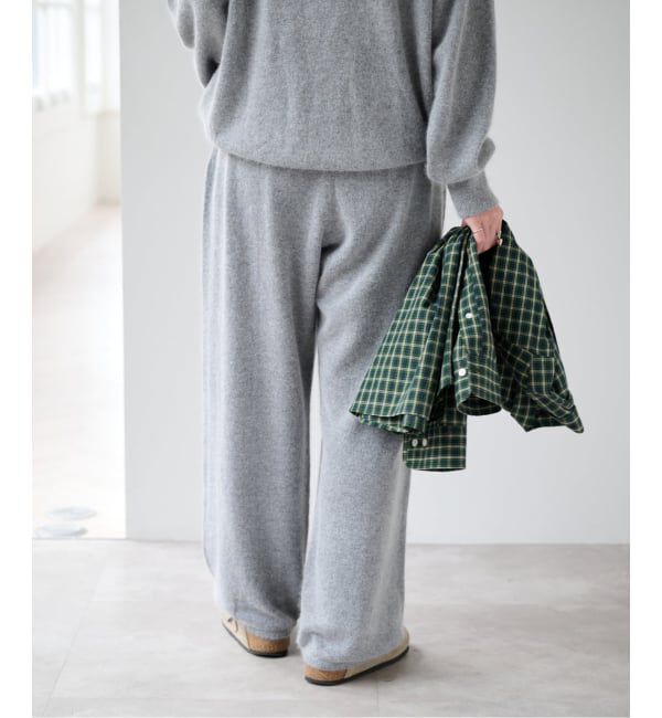 OUTDOOR PRODUCTS Usual Things「≪予約≫クルーネックニット&times;ニットパンツ 2点SET」|ニット・セーター|