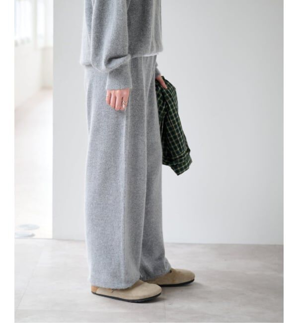 OUTDOOR PRODUCTS Usual Things「≪予約≫クルーネックニット&times;ニットパンツ 2点SET」|ニット・セーター|