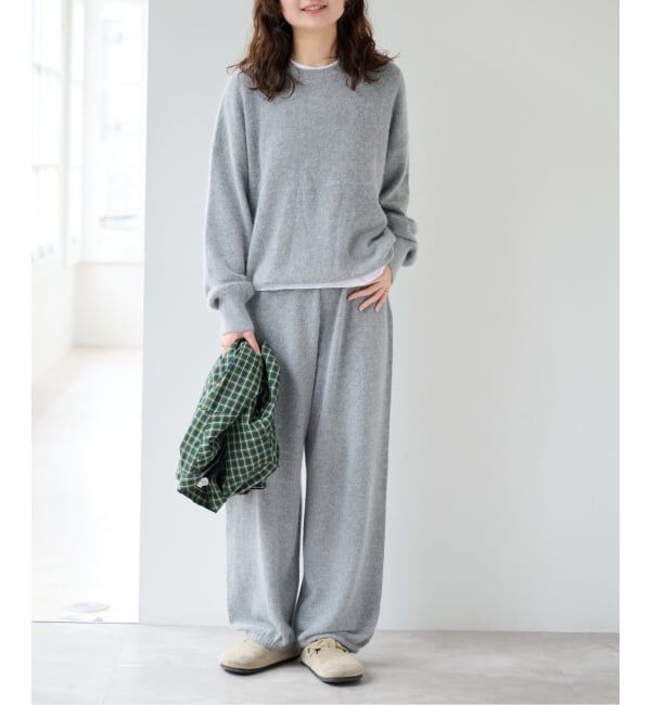 OUTDOOR PRODUCTS Usual Things「≪予約≫クルーネックニット&times;ニットパンツ 2点SET」|ニット・セーター|