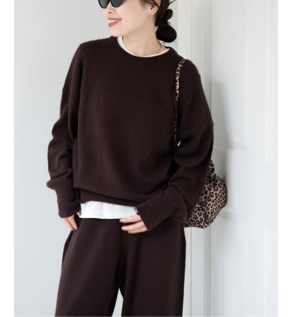 OUTDOOR PRODUCTS Usual Things「≪予約≫クルーネックニット&times;ニットパンツ 2点SET」|ニット・セーター|