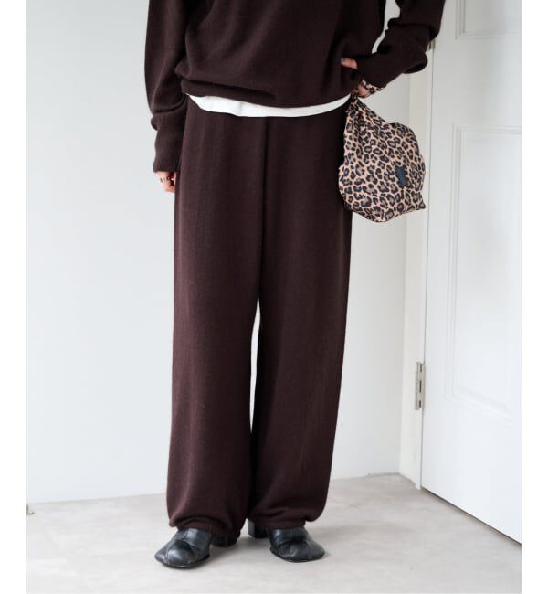 OUTDOOR PRODUCTS Usual Things「≪予約≫クルーネックニット&times;ニットパンツ 2点SET」|ニット・セーター|