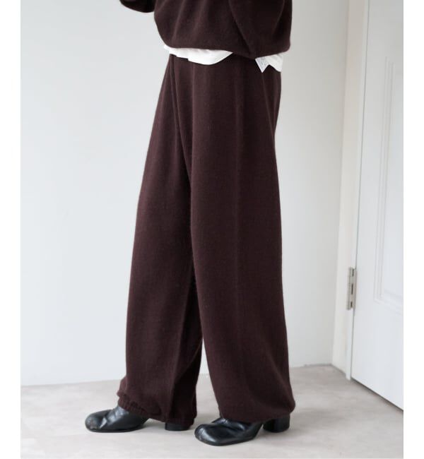 OUTDOOR PRODUCTS Usual Things「≪予約≫クルーネックニット&times;ニットパンツ 2点SET」|ニット・セーター|