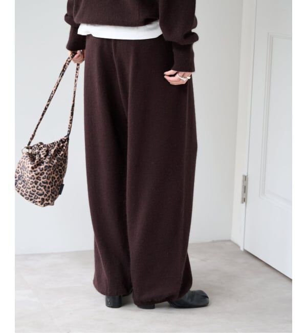 OUTDOOR PRODUCTS Usual Things「≪予約≫クルーネックニット&times;ニットパンツ 2点SET」|ニット・セーター|