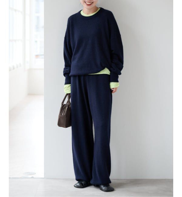 OUTDOOR PRODUCTS Usual Things「≪予約≫クルーネックニット&times;ニットパンツ 2点SET」|ニット・セーター|