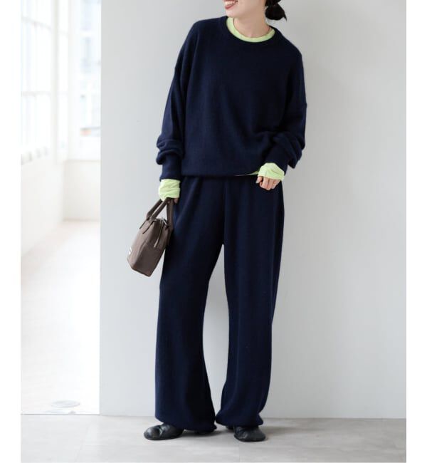 OUTDOOR PRODUCTS Usual Things「≪予約≫クルーネックニット&times;ニットパンツ 2点SET」|ニット・セーター|