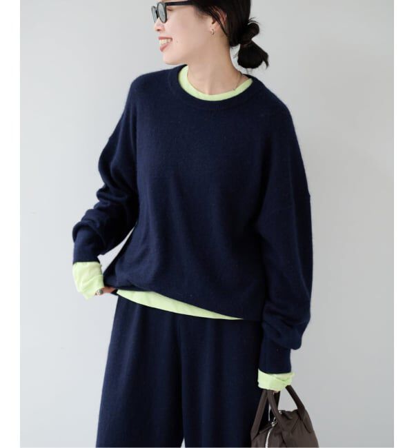 OUTDOOR PRODUCTS Usual Things「≪予約≫クルーネックニット&times;ニットパンツ 2点SET」|ニット・セーター|