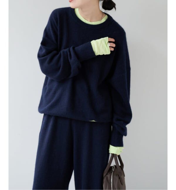 OUTDOOR PRODUCTS Usual Things「≪予約≫クルーネックニット&times;ニットパンツ 2点SET」|ニット・セーター|
