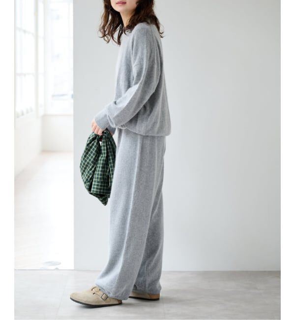 OUTDOOR PRODUCTS Usual Things「≪予約≫クルーネックニット&times;ニットパンツ 2点SET」|ニット・セーター|
