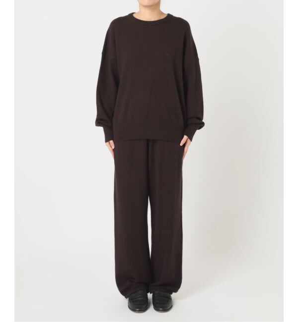 OUTDOOR PRODUCTS Usual Things「≪予約≫クルーネックニット&times;ニットパンツ 2点SET」|ニット・セーター|