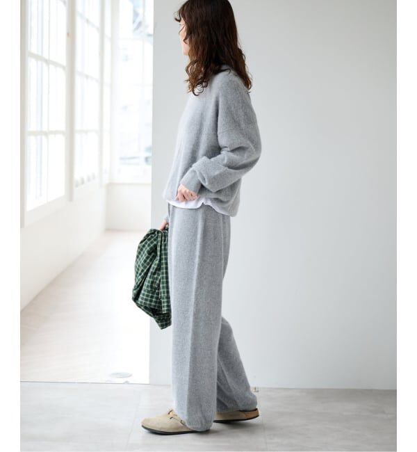 OUTDOOR PRODUCTS Usual Things「≪予約≫クルーネックニット&times;ニットパンツ 2点SET」|ニット・セーター|