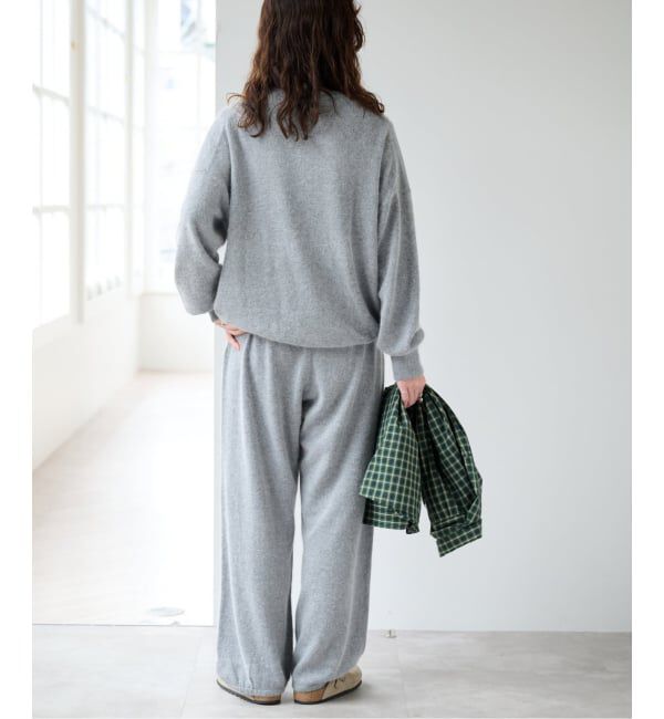 OUTDOOR PRODUCTS Usual Things「≪予約≫クルーネックニット&times;ニットパンツ 2点SET」|ニット・セーター|