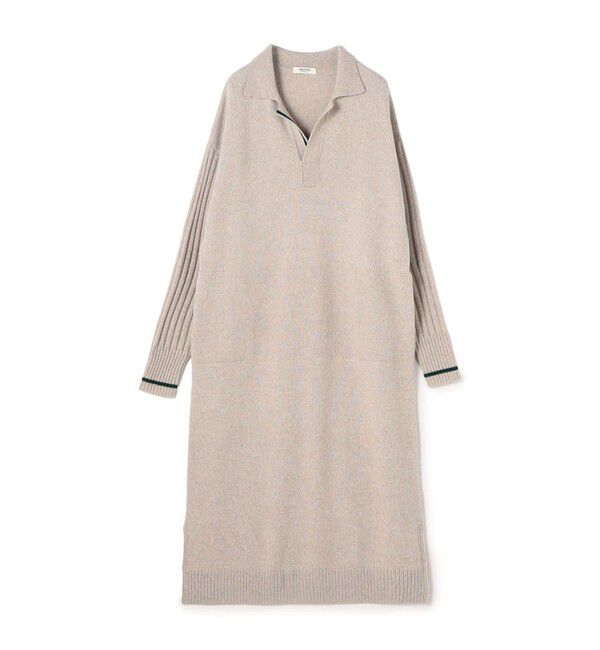 MACPHEE「【WEB限定】NZ LAMBS スキッパーワンピース」|ワンピース|42 ライトベージュ系