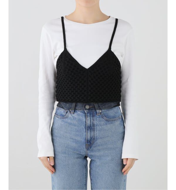 IENA「MARILYN MOON/マリリンムーン knit camisole キャミソール 4264-163」|キャミソール|