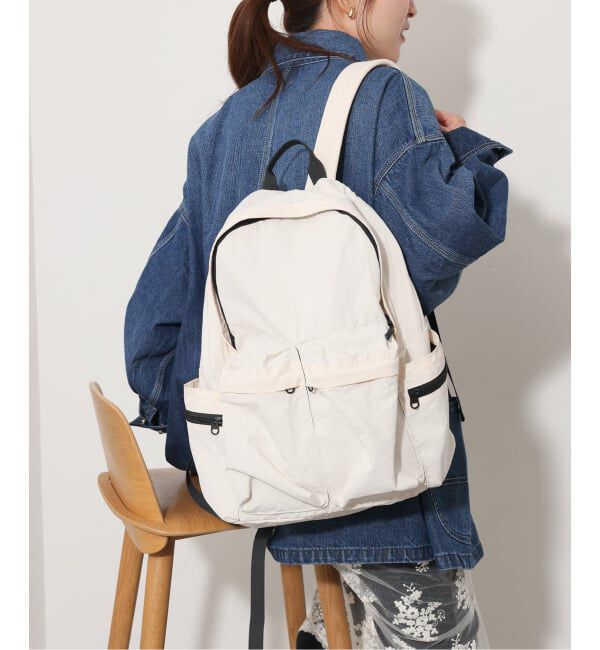 JOURNAL STANDARD relume「《WEB限定追加予約》RELUME ダブルポケットリュック」|リュック|ナチュラル
