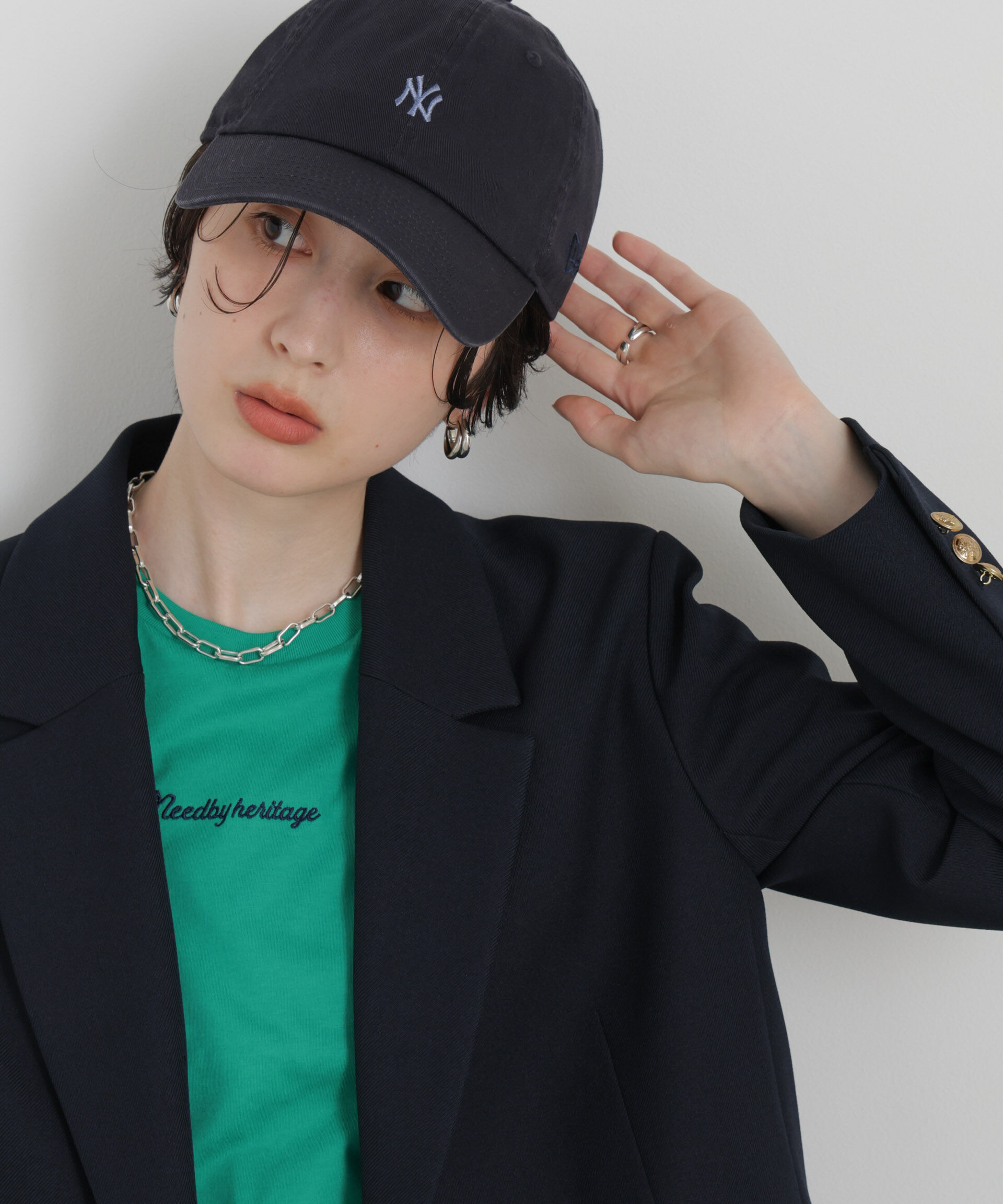 NANO universe「NEW ERA(R)/別注 CC NEYYAN MINILOGO CAP」|キャップ・キャスケット|