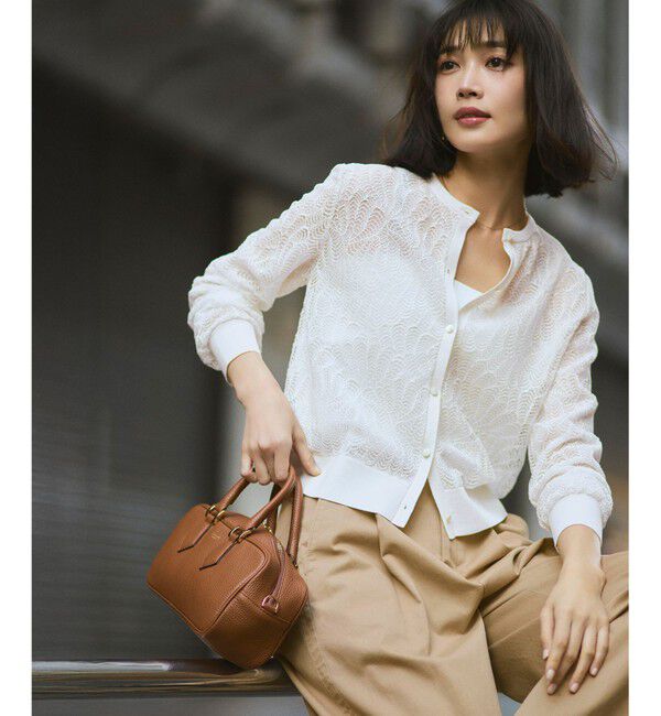 23区「【見上愛さん着用/洗える】ベアトップ パッド付き キャミソール」|キャミソール|