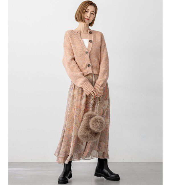 23区「【見上愛さん着用/洗える】ベアトップ パッド付き キャミソール」|キャミソール|