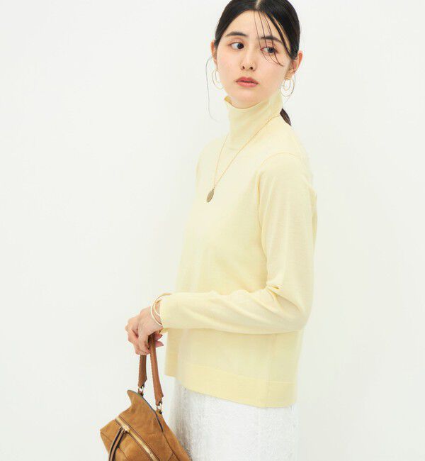 NOLLEY'S sophi「【BECシリーズ】【新色追加】《抗ピリング/手洗い可能》ウール100 18Ｇハイネックプルオーバー」|ニット・セーター|