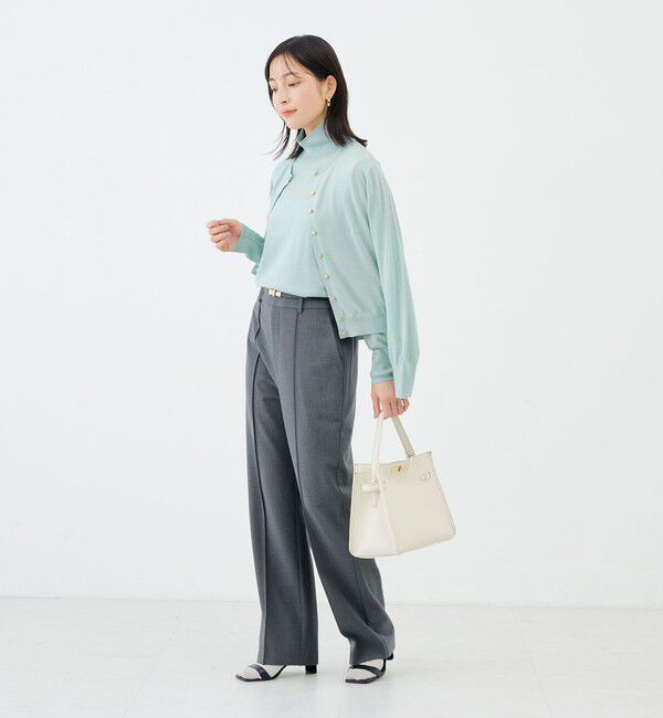 NOLLEY'S sophi「【BECシリーズ】【新色追加】《抗ピリング/手洗い可能》ウール100 18Ｇハイネックプルオーバー」|ニット・セーター|