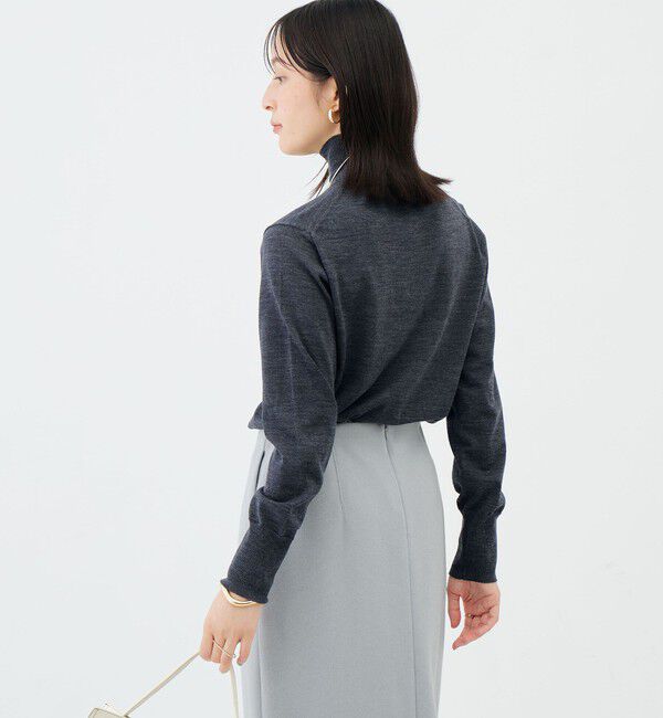 NOLLEY'S sophi「【BECシリーズ】【新色追加】《抗ピリング/手洗い可能》ウール100 18Ｇハイネックプルオーバー」|ニット・セーター|