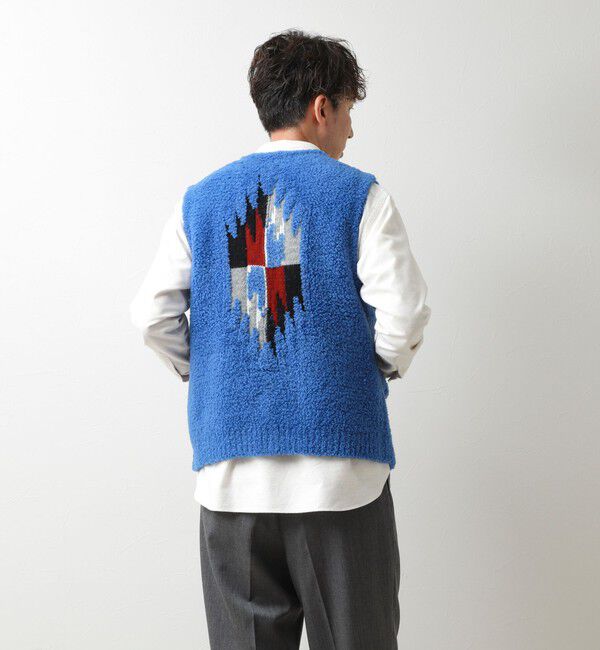 NOLLEY'S goodman「【COOHEM/コーヘン】WOOL CHIMAYO JAQUARD VEST 26AW」|ニット・セーター|