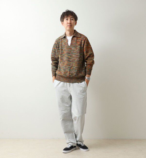 NOLLEY'S goodman「【COOHEM/コーヘン】鬼カスリ ポロ衿スキッパーPO 26AW」|ニット・セーター|