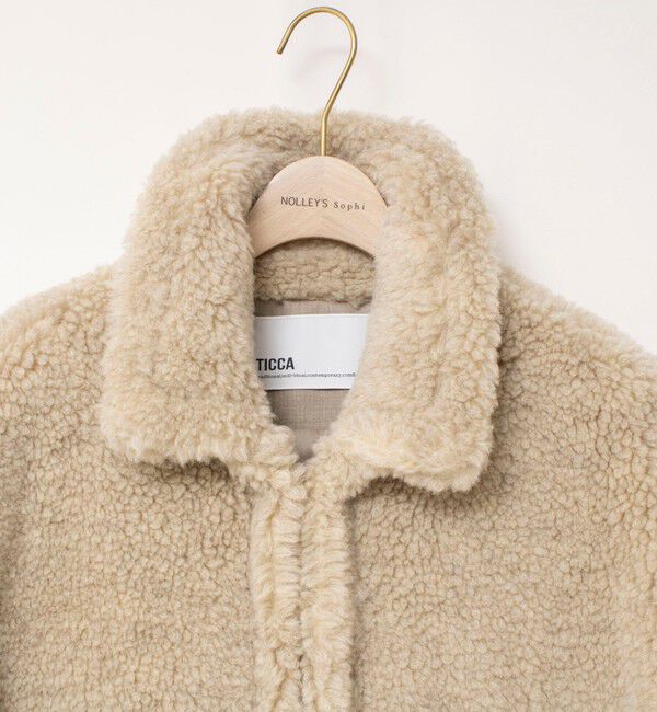 NOLLEY'S sophi「【TICCA/ティッカ】WOOLファーポンチョ」|ポンチョ・ケープ|