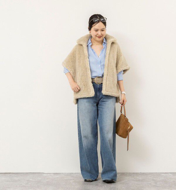 NOLLEY'S sophi「【TICCA/ティッカ】WOOLファーポンチョ」|ポンチョ・ケープ|