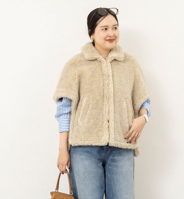 NOLLEY'S sophi「【TICCA/ティッカ】WOOLファーポンチョ」|ポンチョ・ケープ|
