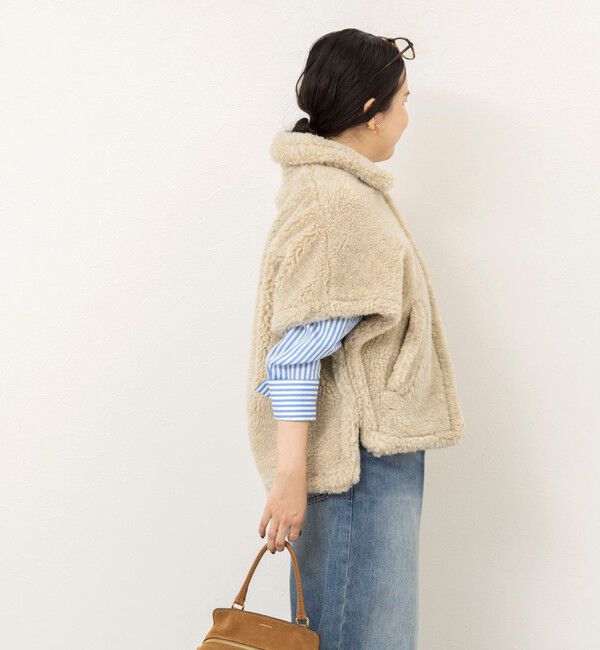 NOLLEY'S sophi「【TICCA/ティッカ】WOOLファーポンチョ」|ポンチョ・ケープ|