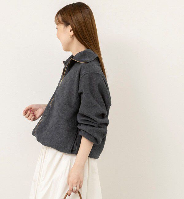 NOLLEY'S sophi「【サマになる】ウォッシャブルOTONAフリースZIPブルゾン」|ブルゾン・スタジャン|