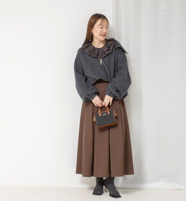 NOLLEY'S sophi「【サマになる】ウォッシャブルOTONAフリースハーフZIP プルオーバー」|Tシャツ・カットソー|