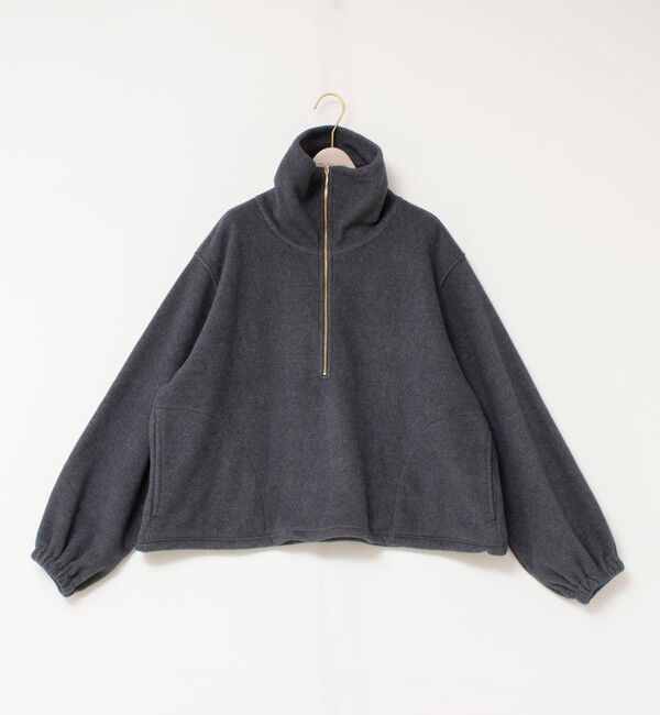 NOLLEY'S sophi「【サマになる】ウォッシャブルOTONAフリースハーフZIP プルオーバー」|Tシャツ・カットソー|